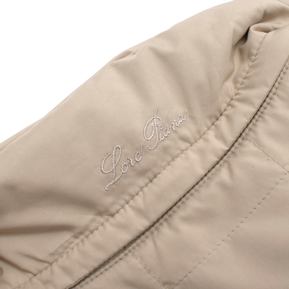 De los hombres Chaqueta convertible acolchada Loro Piana Beige - TALLA L en venta