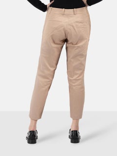 Loro Piana Beige Skinny Mid Rise Trousers Size XS