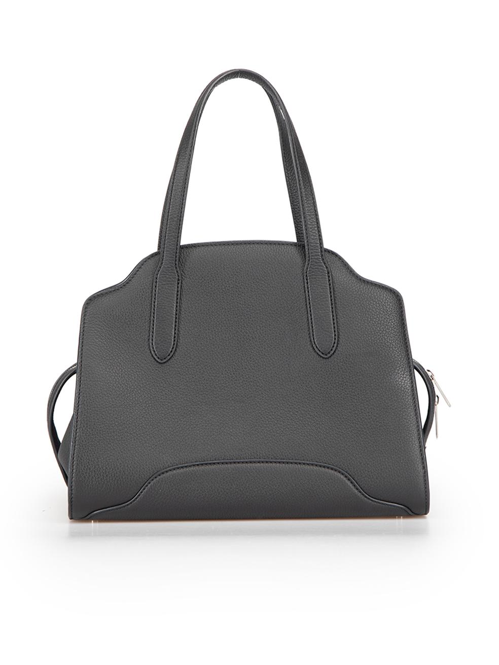 Loro Piana Black Leather Micro Sesia Handbag In Excellent Condition In London, GB