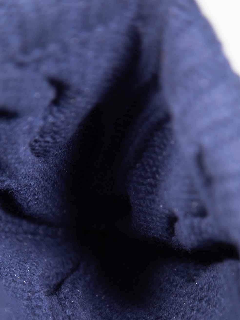 Gorro Pom Pom de punto de cachemira azul de Loro Piana en Excelente Estado en London, GB