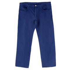 Loro Piana Blue Chino Trousers SIZE 42