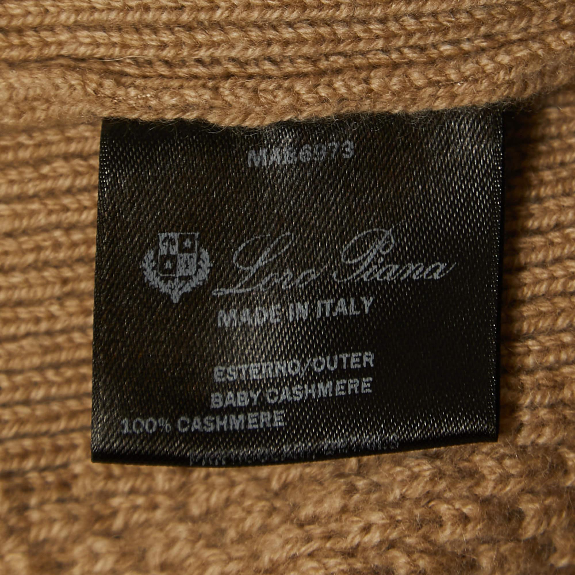 Loro Piana Brown Baby Cashmere Sweater XS 1