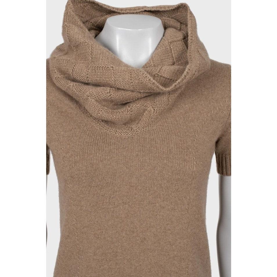 Loro Piana Robe à col roulé en cachemire marron - Taille 38/XS Excellent état - En vente à Krakow, PL