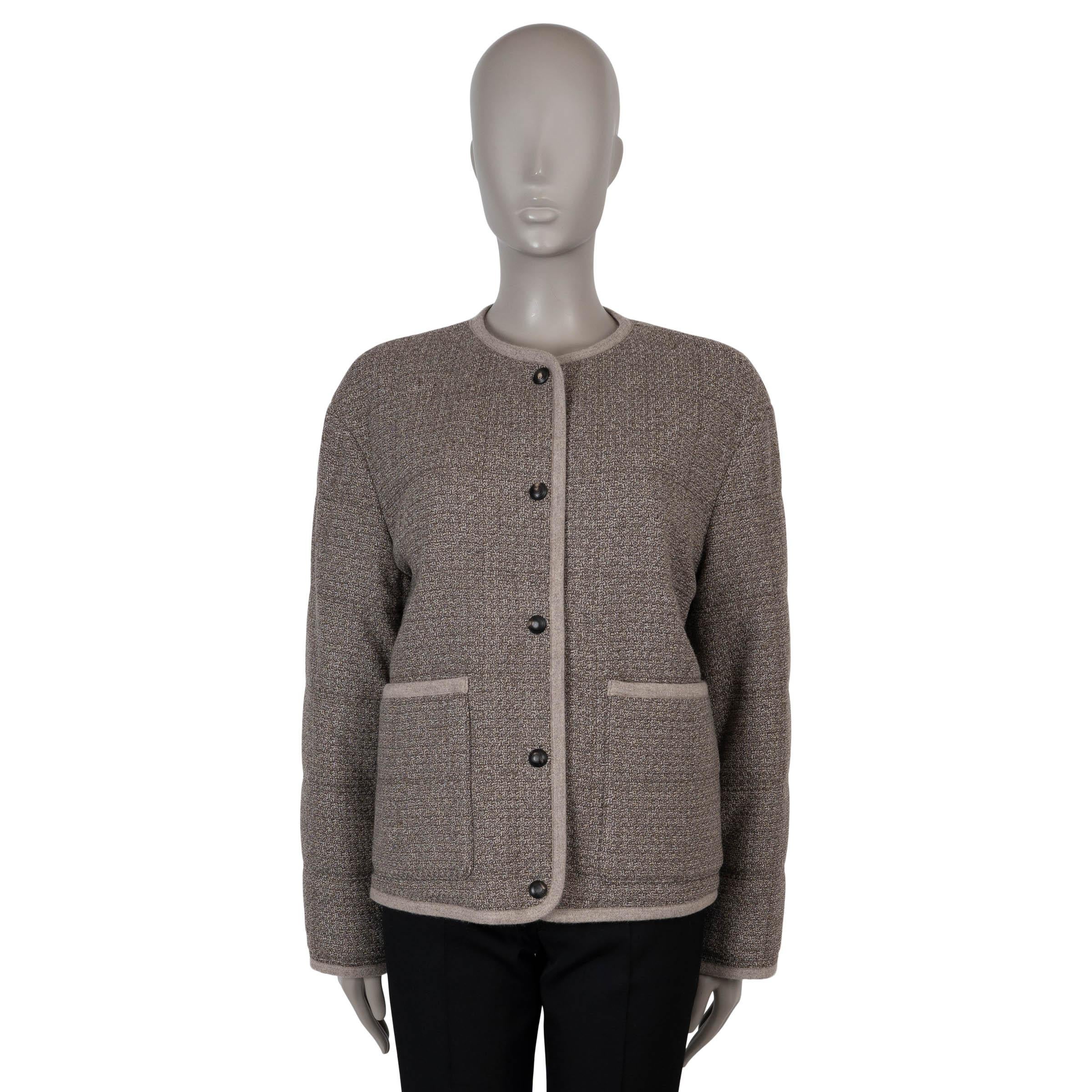 LORO PIANA braune Wolle 2024 WILBUR PECORA NERO Jacke 42 M im Angebot