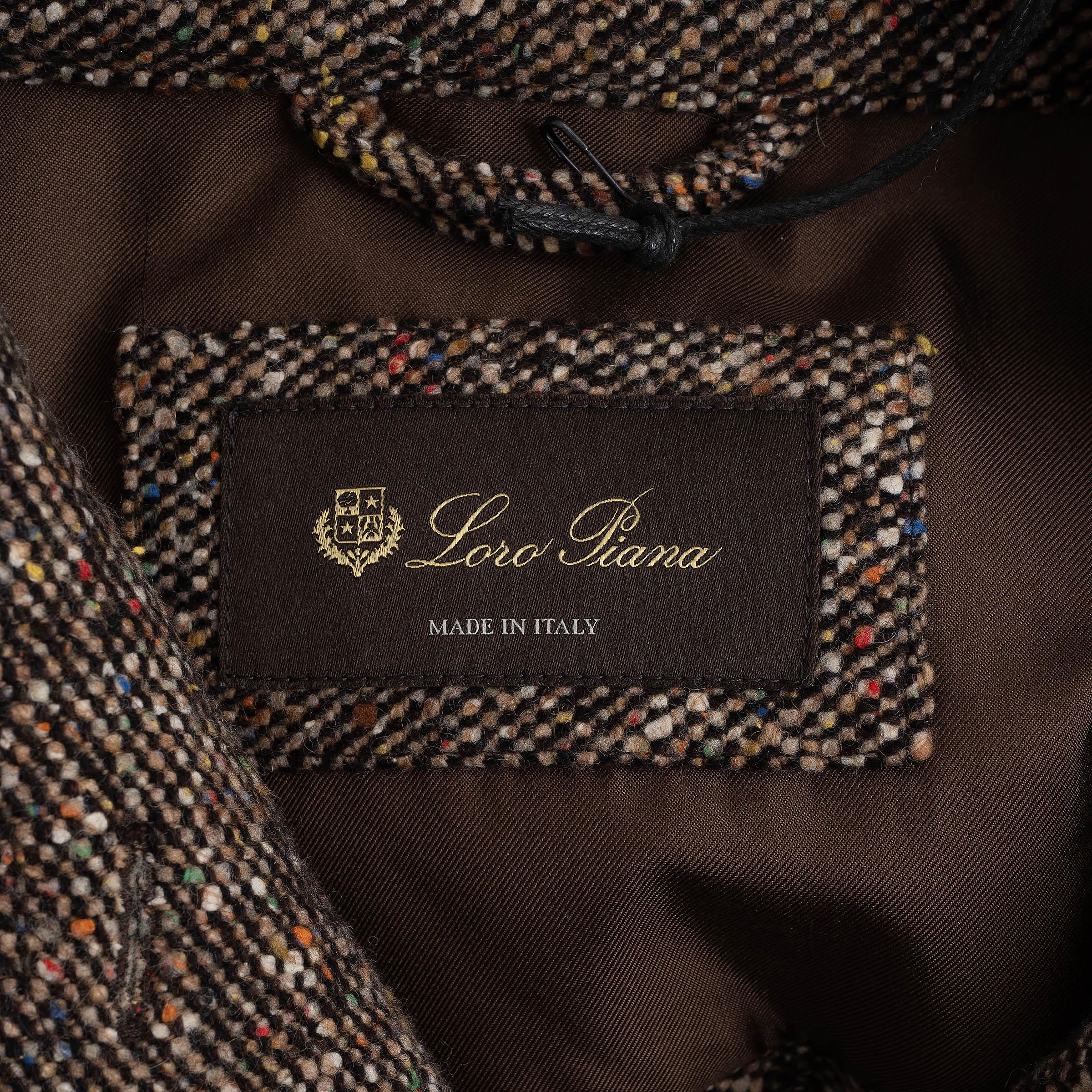 LORO PIANA mezcla de lana marrón 2024 JENNA OVERSHIRT Chaqueta 38 XS en venta 1
