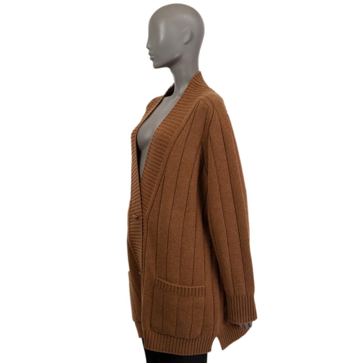 oversized tan cardigan