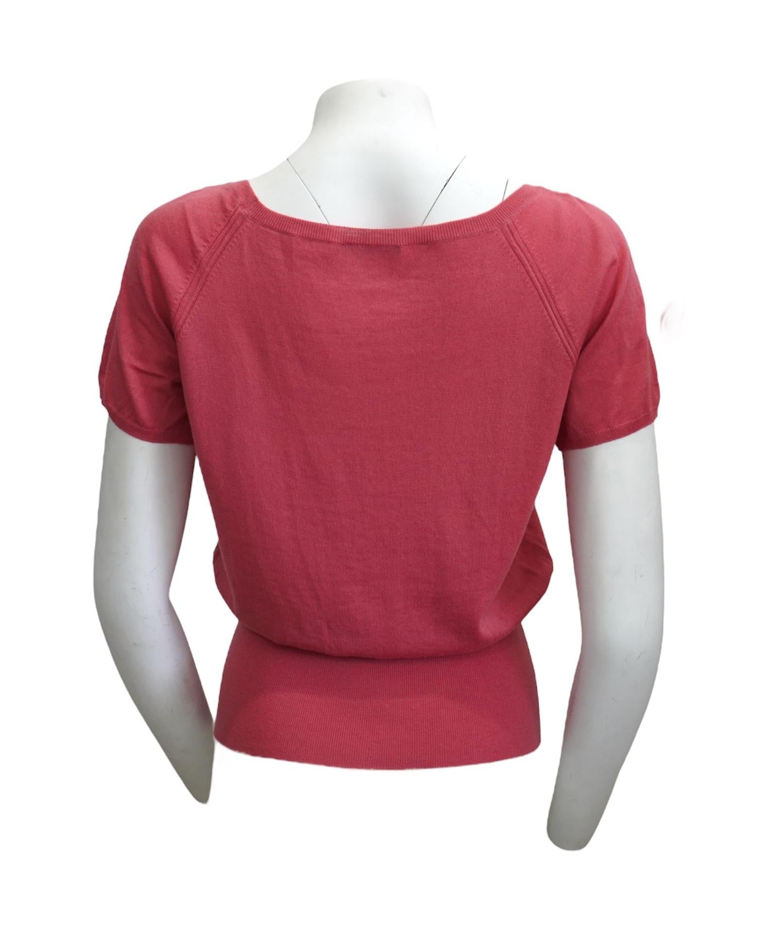 Loro Piana Cashmere Pink Blouse
Short Sleeve
Smock waist
100% cashmere
EU size 46