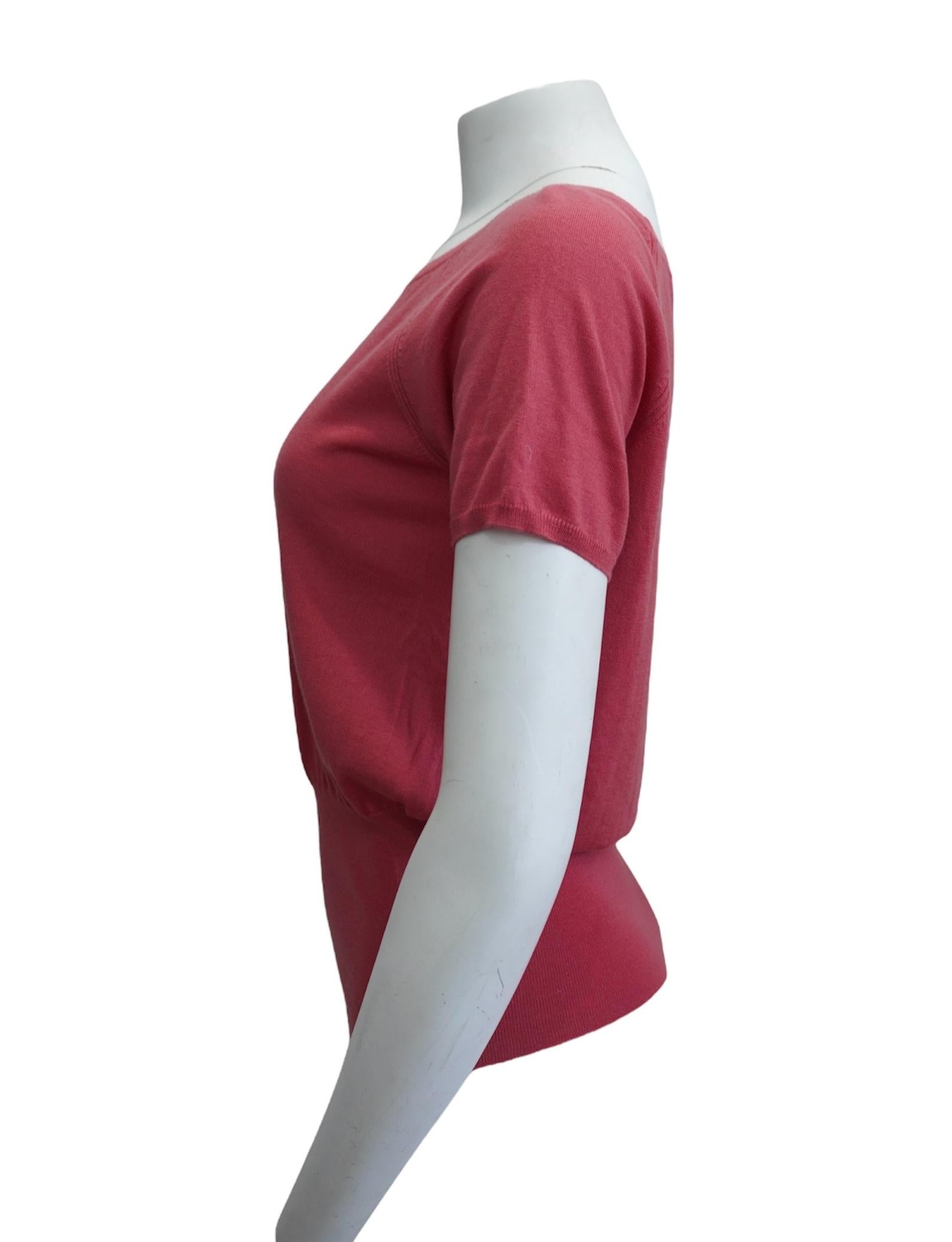Women's Loro Piana Cashmere Pink Blouse For Sale