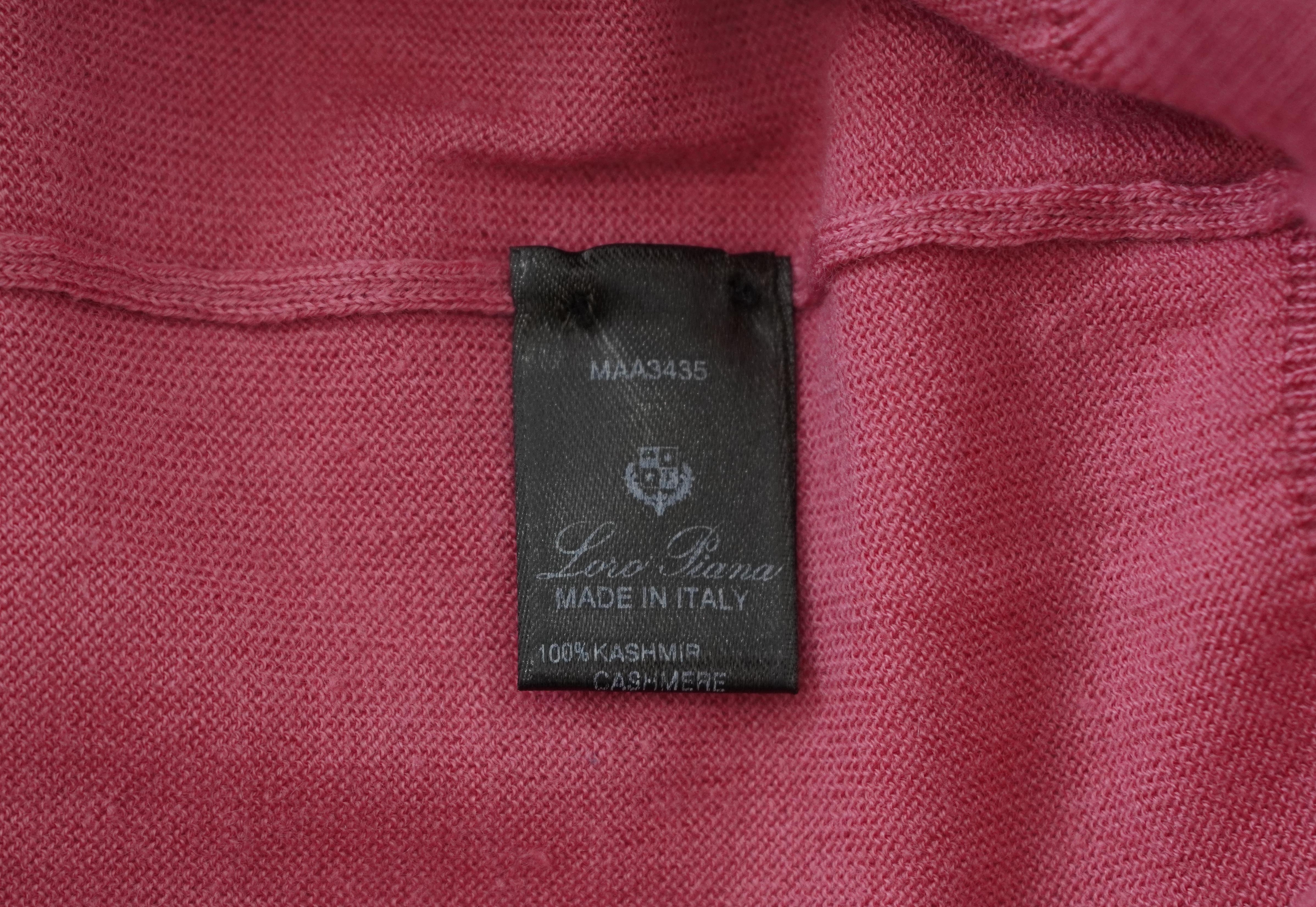 Loro Piana Cashmere Pink Blouse For Sale 5