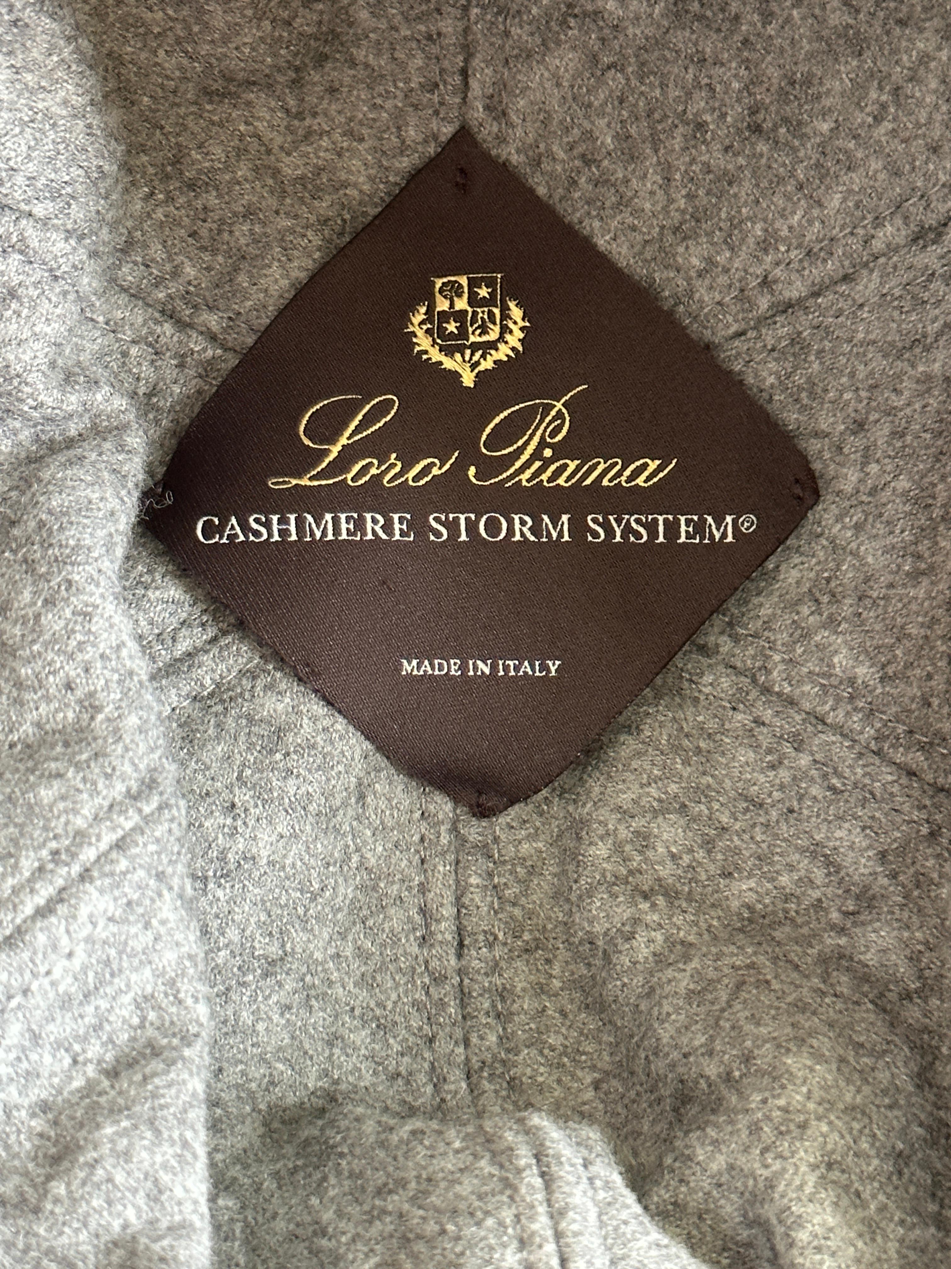 Loro Piana Cashmere Red Storm System Baseball Hat For Sale 5