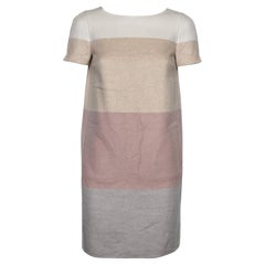 Used Loro Piana Colorblock Striped Cashmere Ellis Dress S