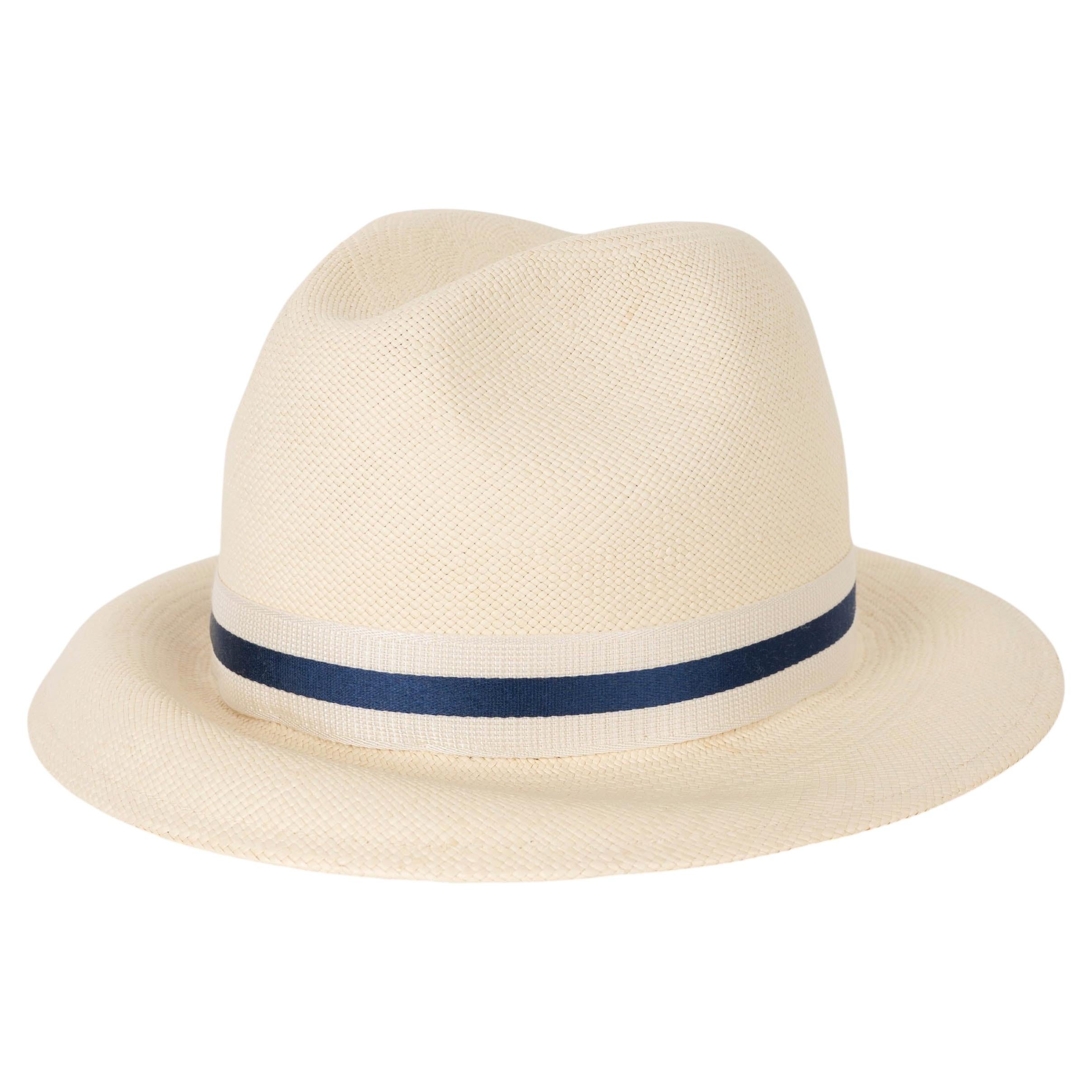 Cappello MIA PANAMA STRAW color crema di Loro Piana, taglia M