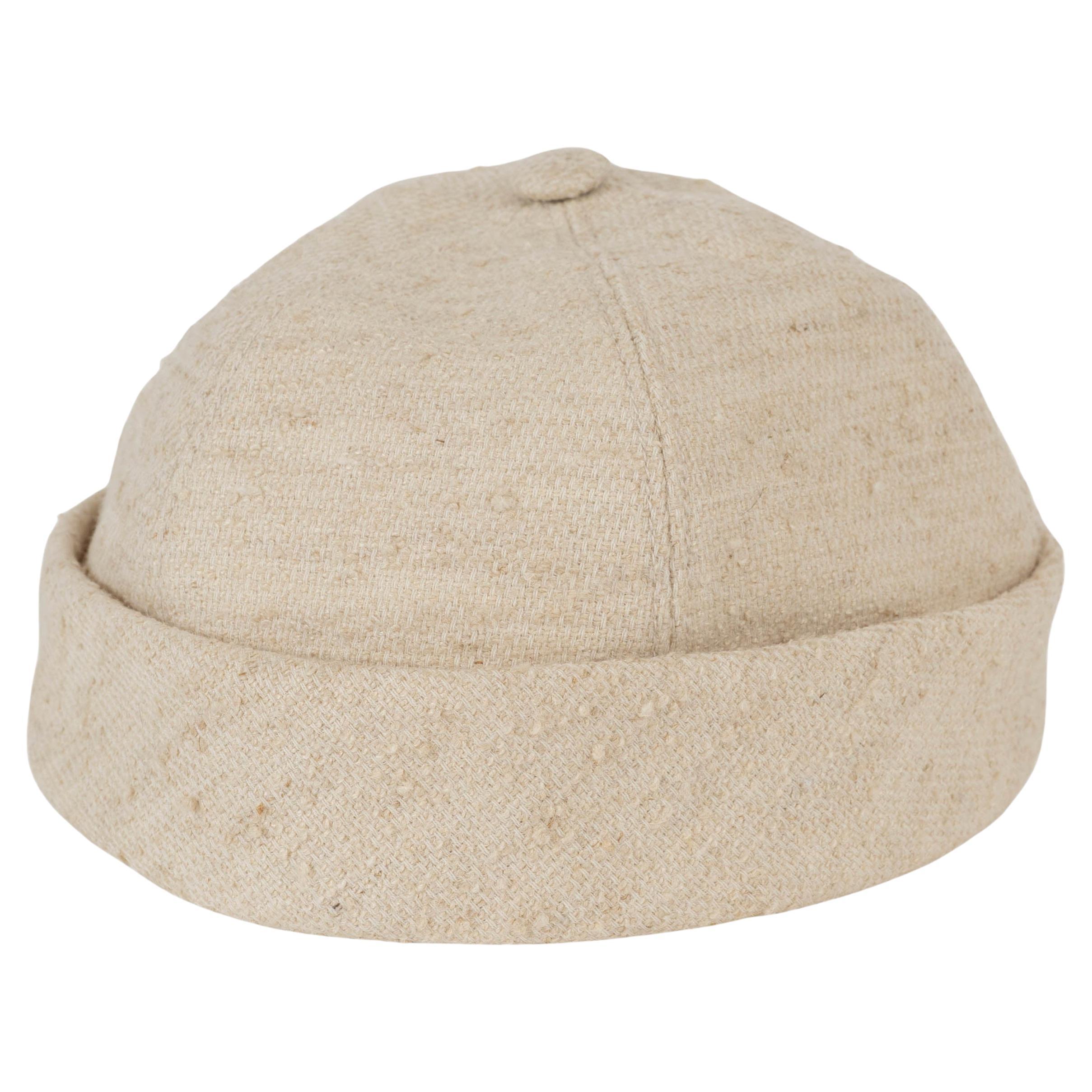 Gorra LORO PIANA crema lana 2024 NATTE S