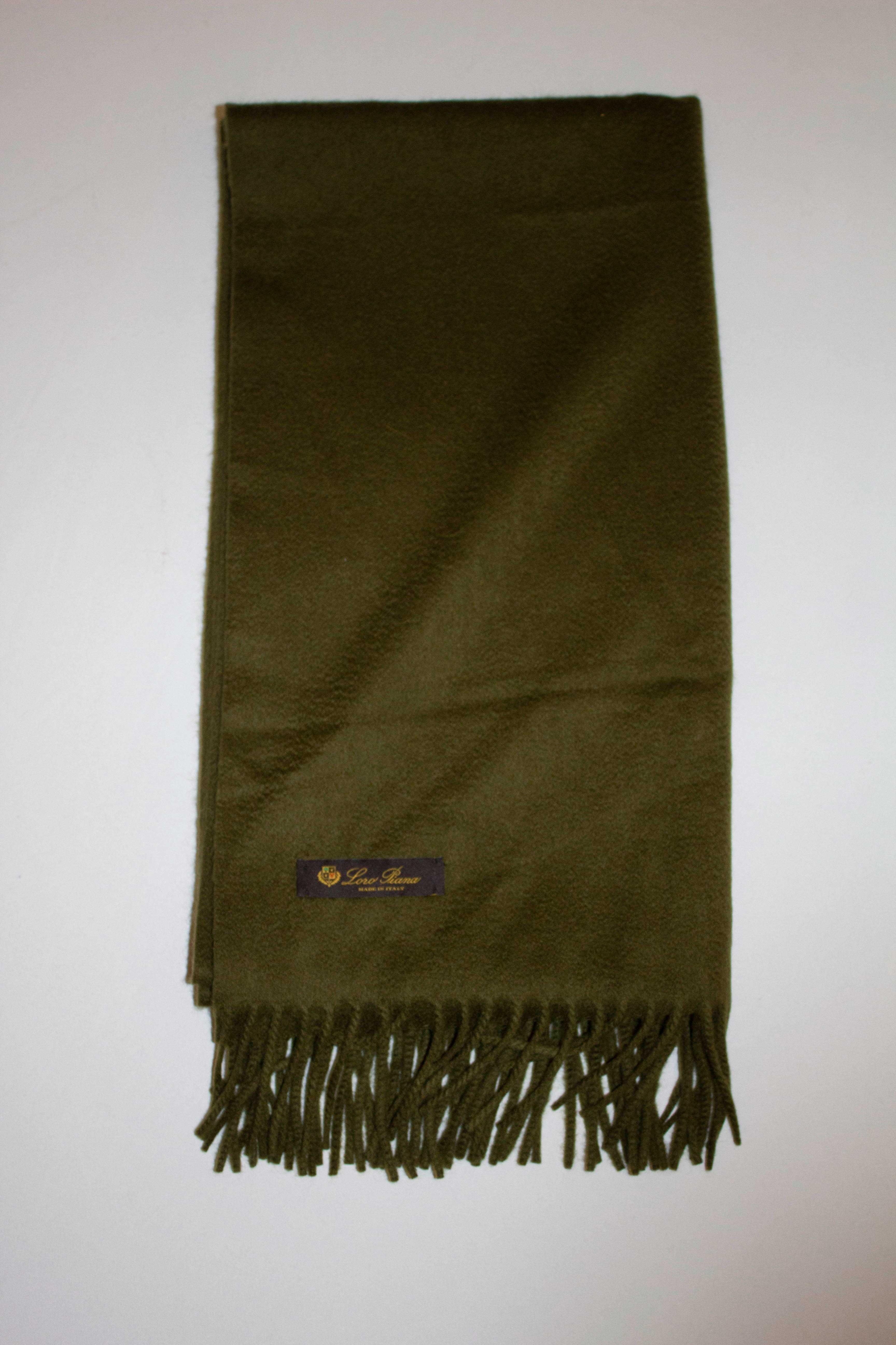dark olive scarf