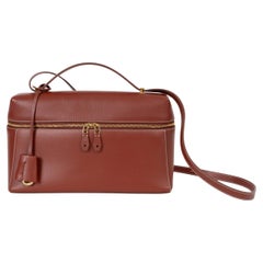 LORO PIANA Cuir Brown EXTRA BAG L27 Sac à bandoulière