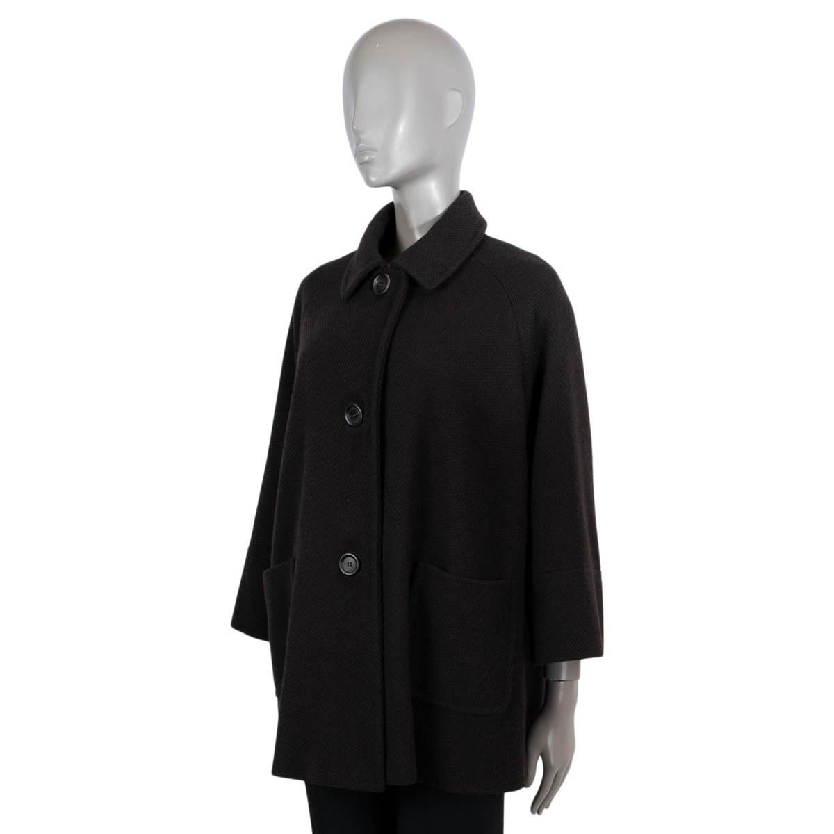 LORO Piana Giacca in misto lana marrone ebano 44 L. In condizioni ottime in vendita a Zürich, CH