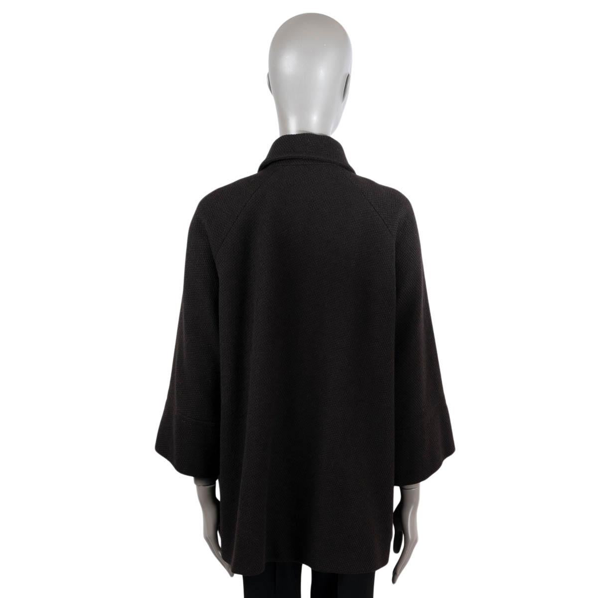 Donna LORO Piana Giacca in misto lana marrone ebano 44 L. in vendita