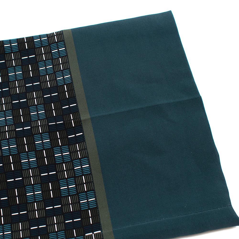Loro Piana Emerald Patterned Silk Pants - Size US 0-2 For Sale 2