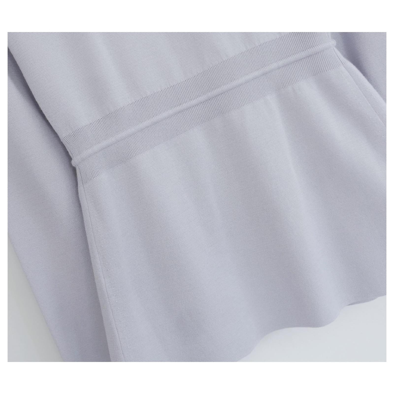 Loro Piana Fifth Avenue Light Blue Cashmere & Silk Cardigan In New Condition In London, GB