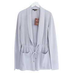 Loro Piana Fifth Avenue Cardigan en cachemire et soie bleu ciel