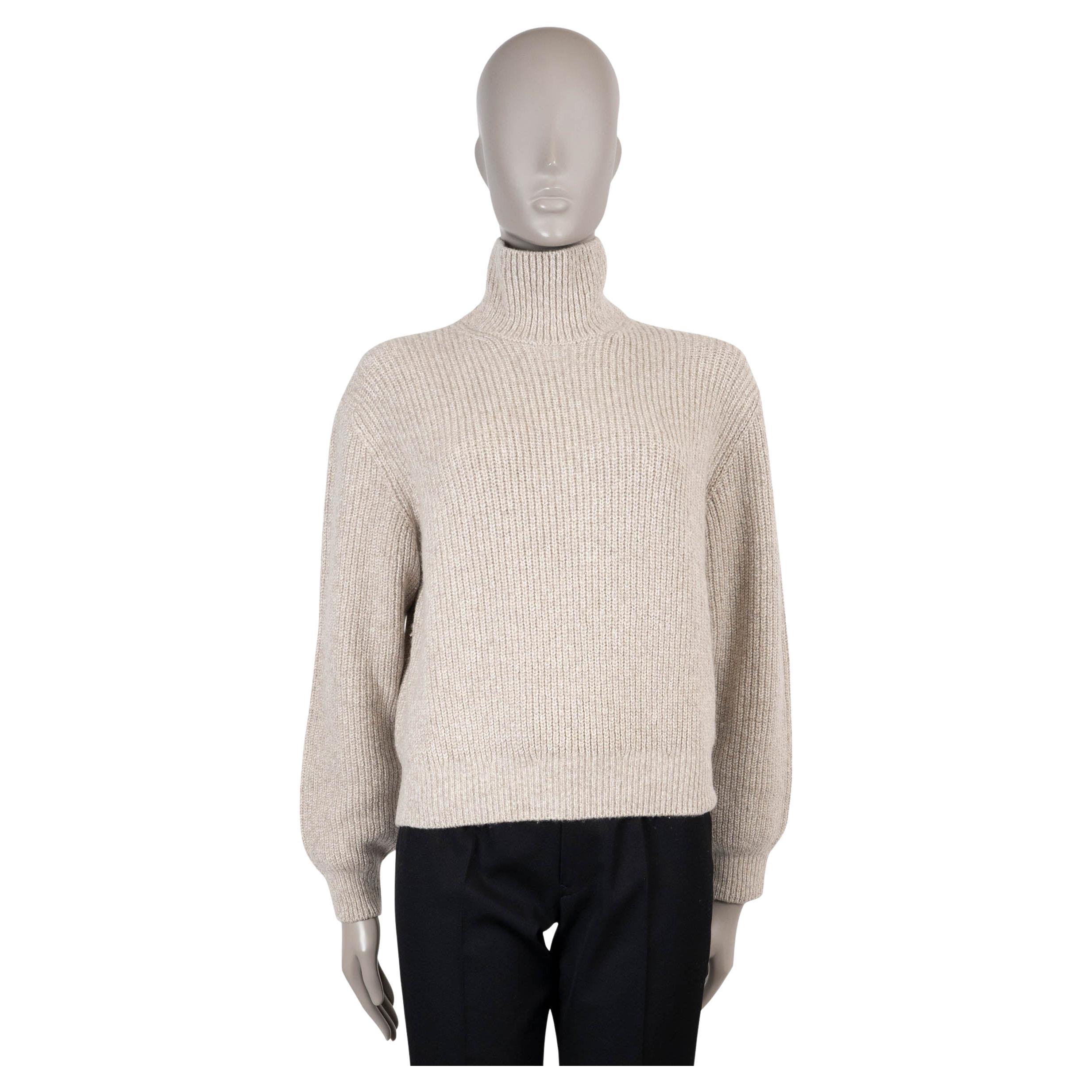 Loro Piana Jardin Sable cachemire  2024 VALDUGGIA TURTLENECK Pull S