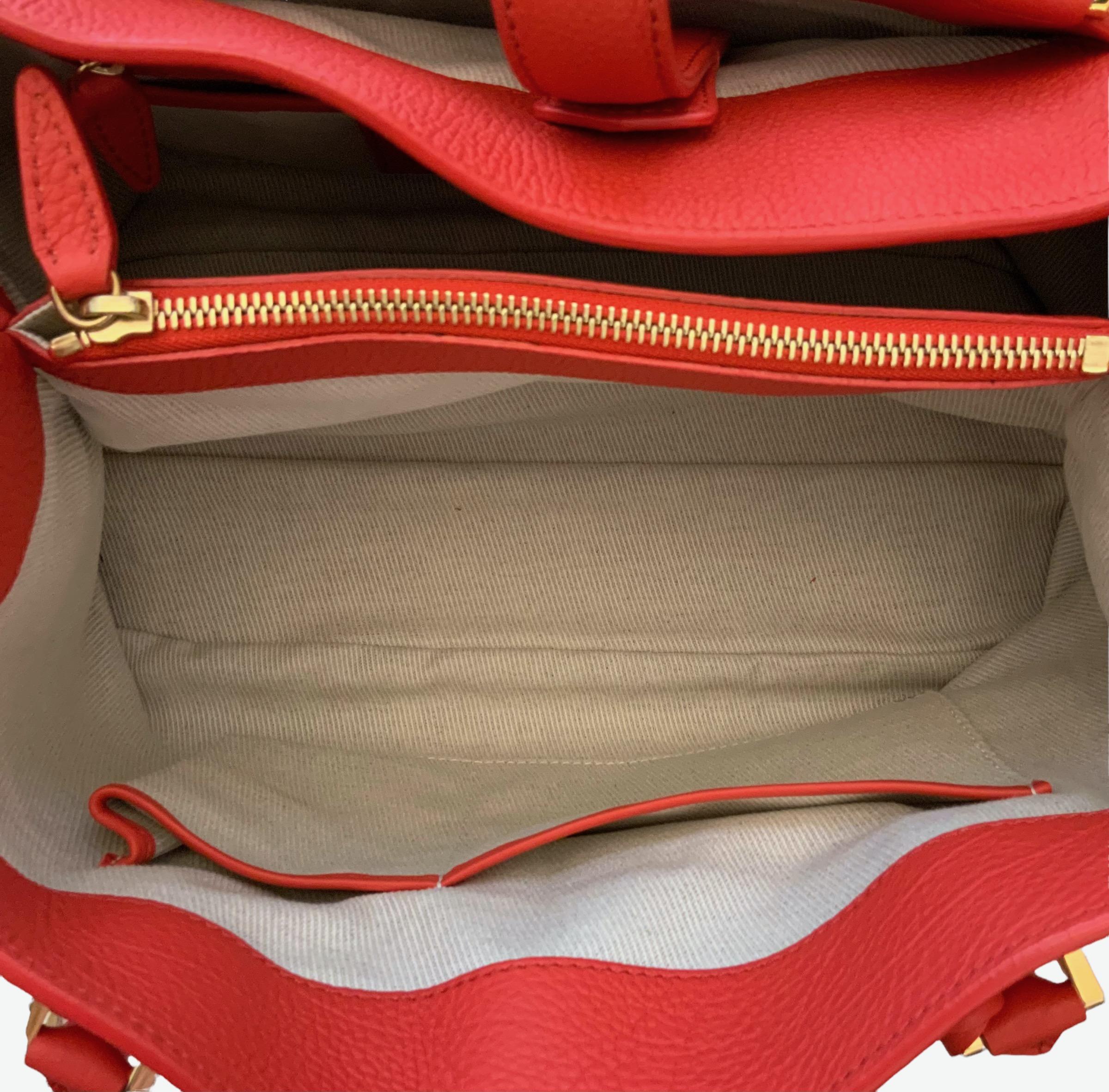 Loro Piana Geranium Leather Bellevue Bag For Sale 3