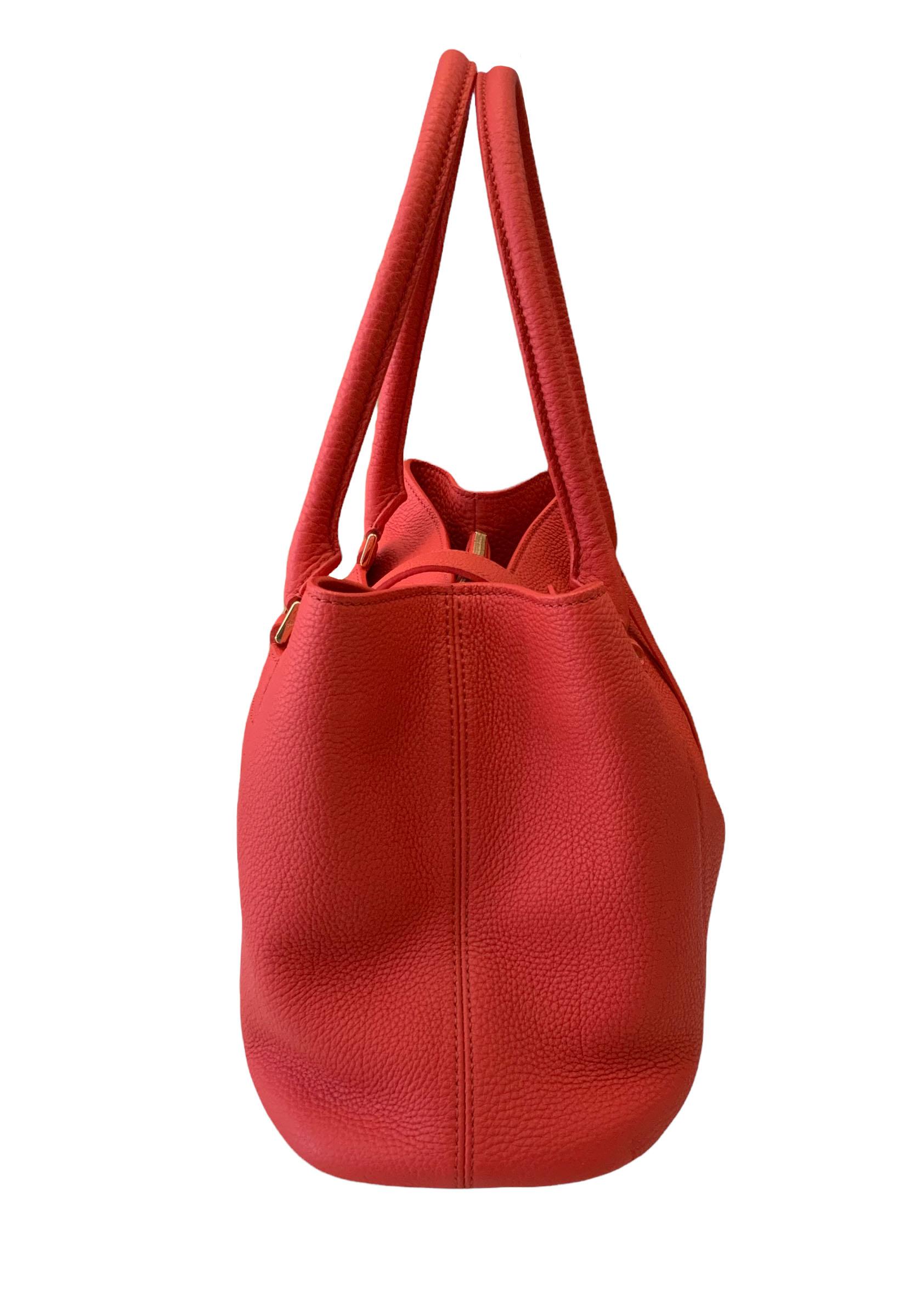 Loro Piana Geranium Leather Bellevue Bag For Sale 4