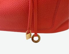 Loro Piana Geranium Leather Bellevue Bag