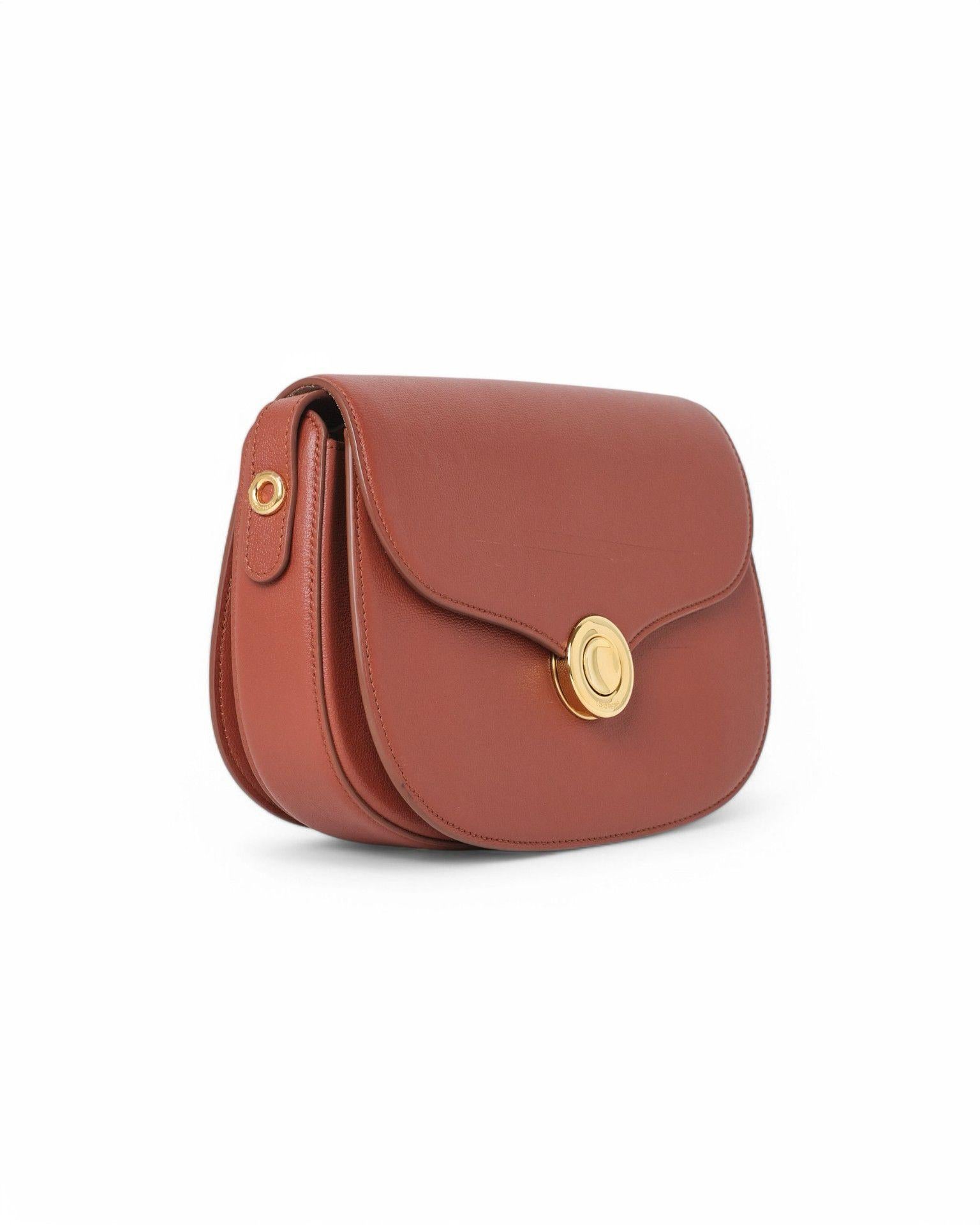Brown Loro Piana Ghiera Small Martellata Mattone