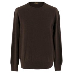 Loro Piana Girocollo Brown Baby Cashmere Jumper	IT 50