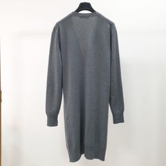 Loro Piana Cardigan grigio in baby cashmere Sz.42