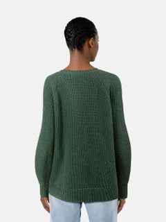 Loro Piana Green Cashmere Knit Jumper Size XL
