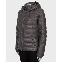 Loro Piana Green Lambskin Leather Jacket - Size 42/M