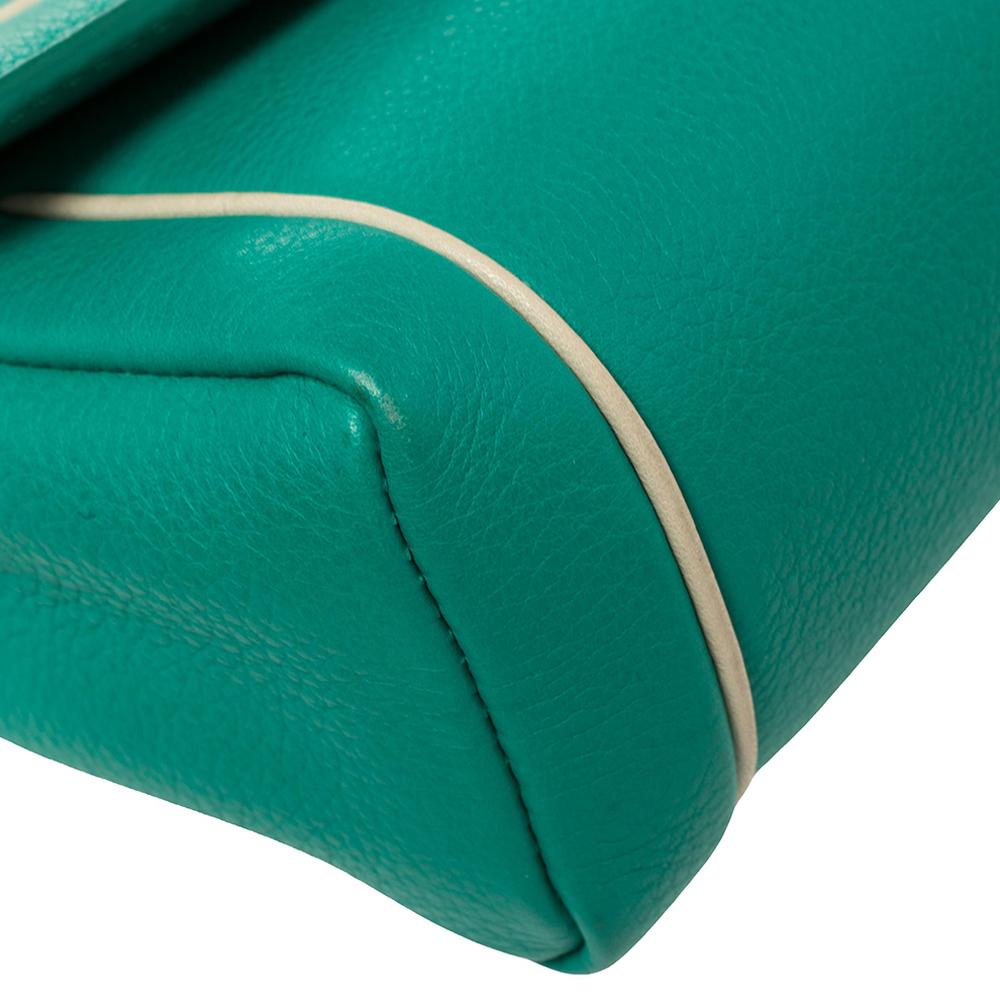 Loro Piana Green Leather Crossbody Bag 6