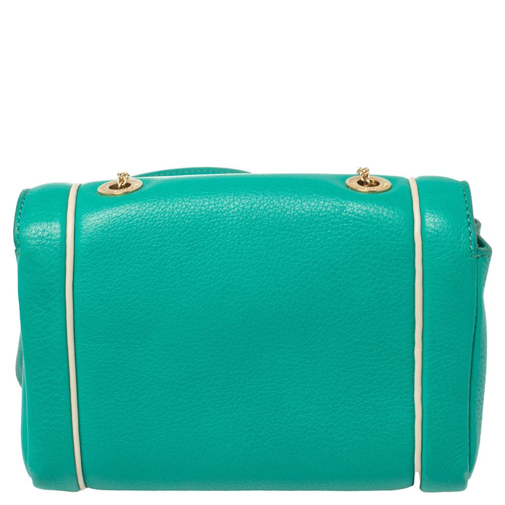 Women's Loro Piana Green Leather Crossbody Bag
