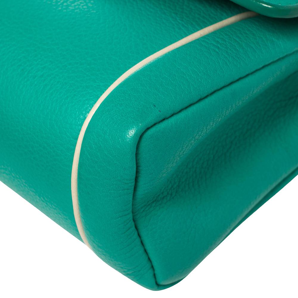 Loro Piana Green Leather Crossbody Bag 2