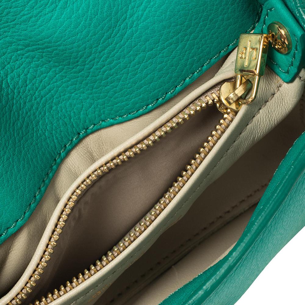 Loro Piana Green Leather Crossbody Bag 5