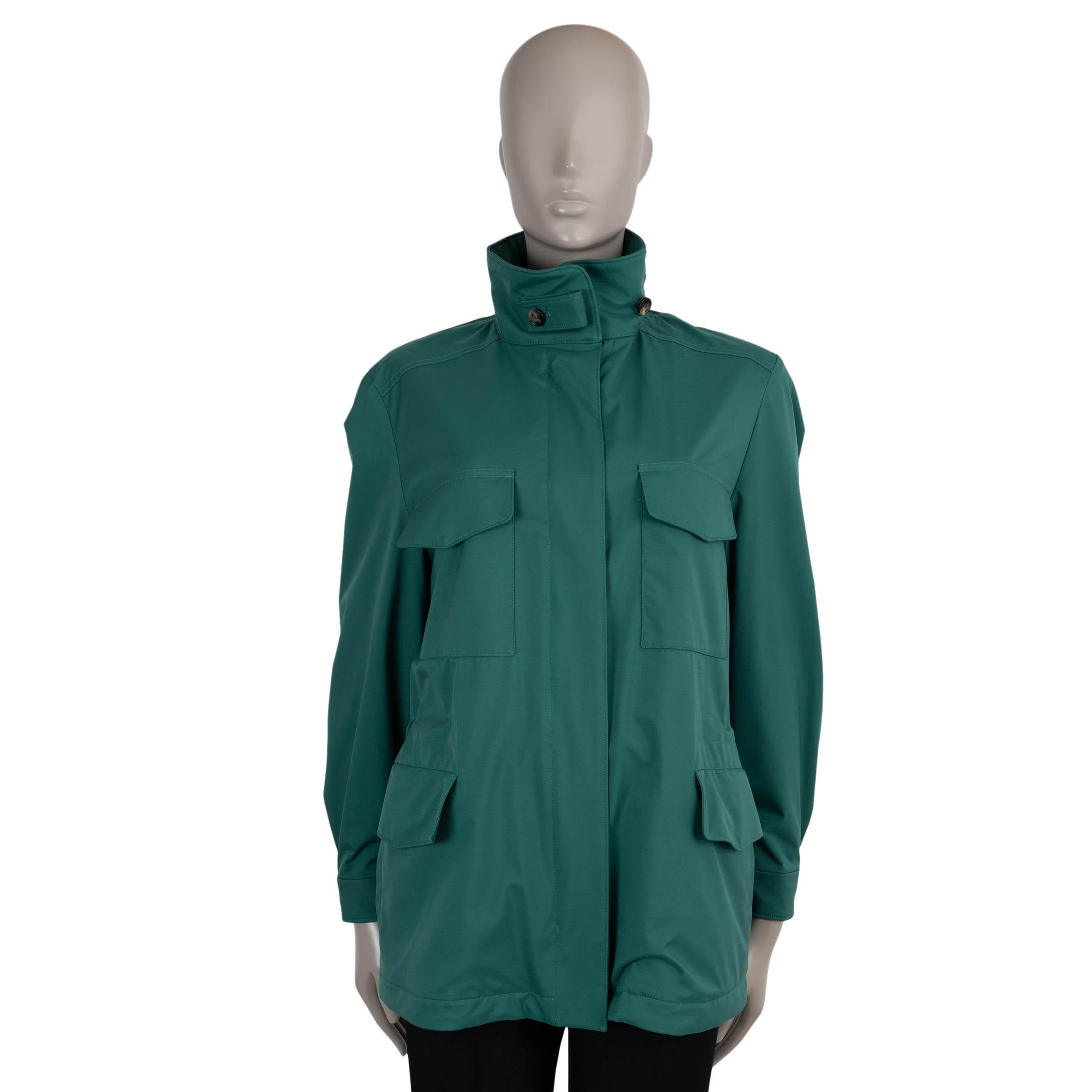 LORO PIANA green WINDMATE TRAVELLER Jacket XS In Excellent Condition For Sale In Zürich, CH