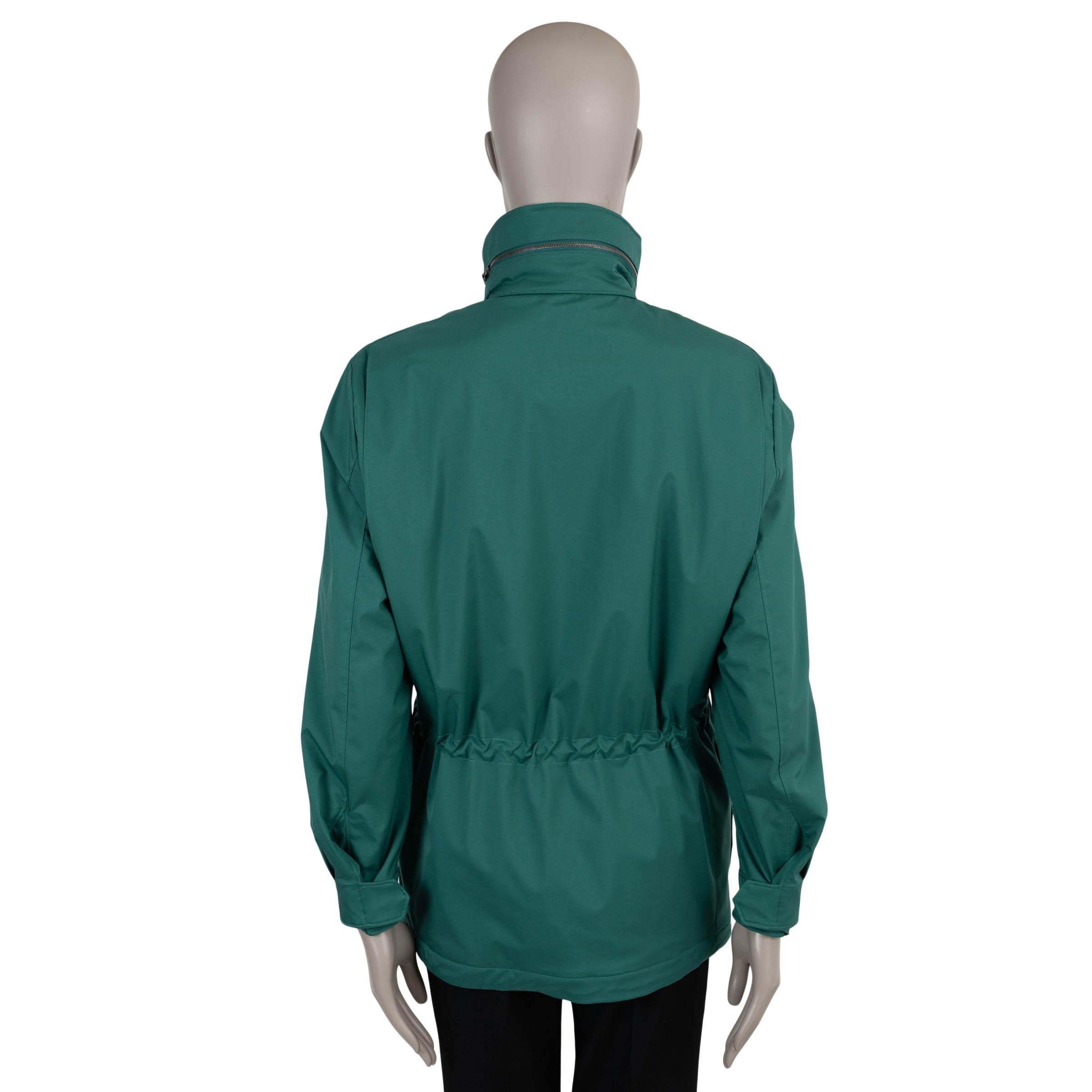 Women's LORO PIANA green WINDMATE TRAVELLER Jacket XS For Sale