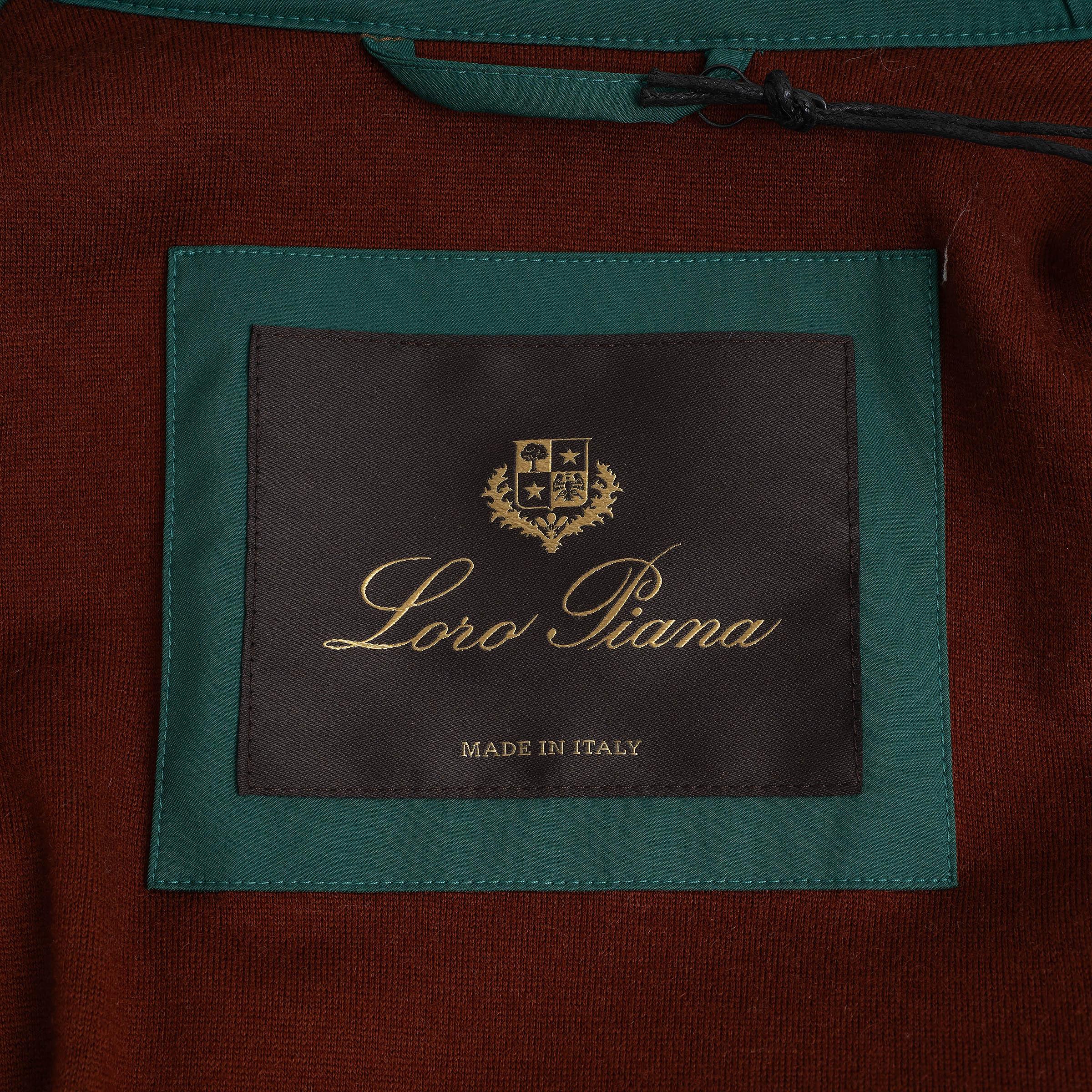 LORO PIANA green WINDMATE TRAVELLER Jacket XS For Sale 2