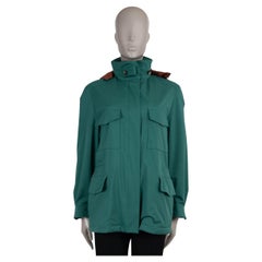 LORO PIANA green WINDMATE TRAVELLER Jacket XS