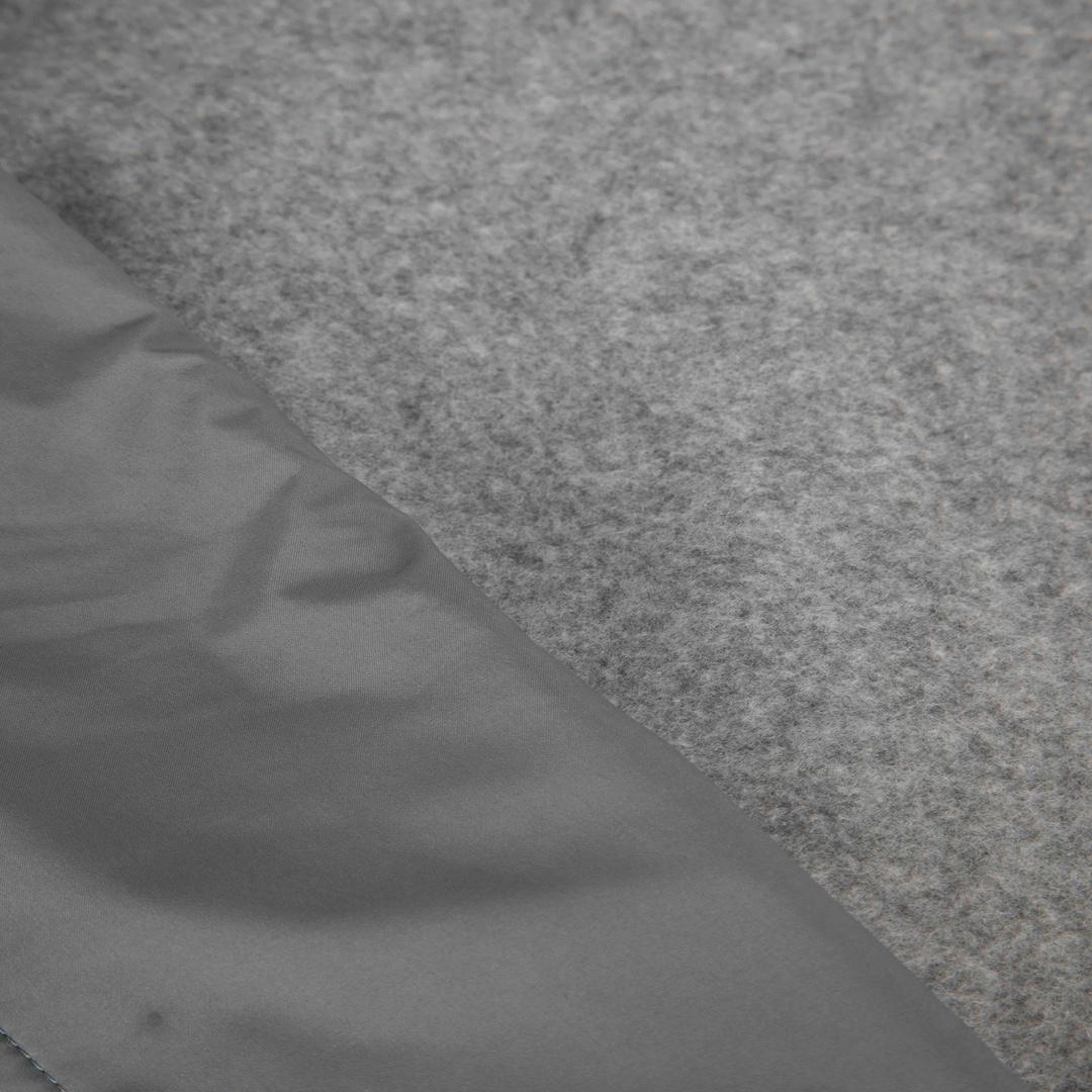 Gris Loro Piana Pull demi-zippé en cachemire gris Taille XXL en vente