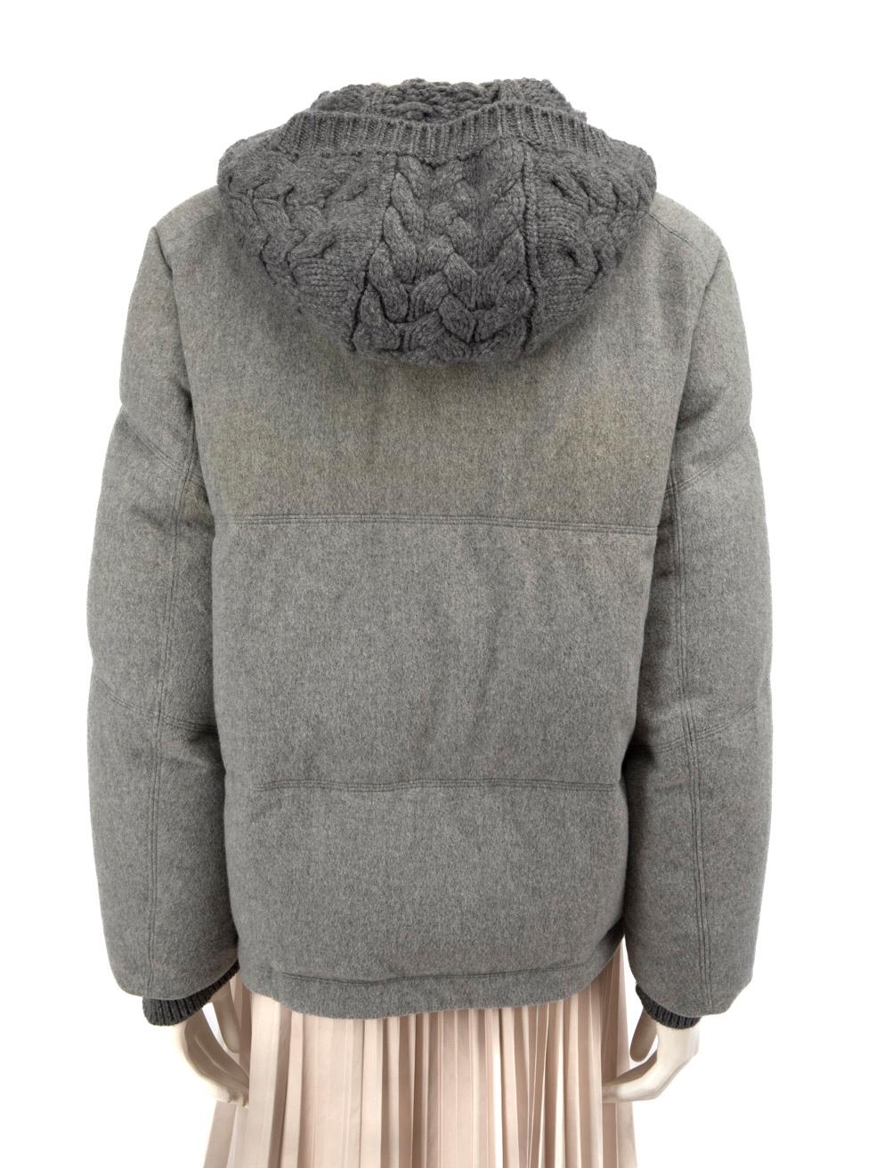 Gray Loro Piana Grey Cashmere Jacket Size XL