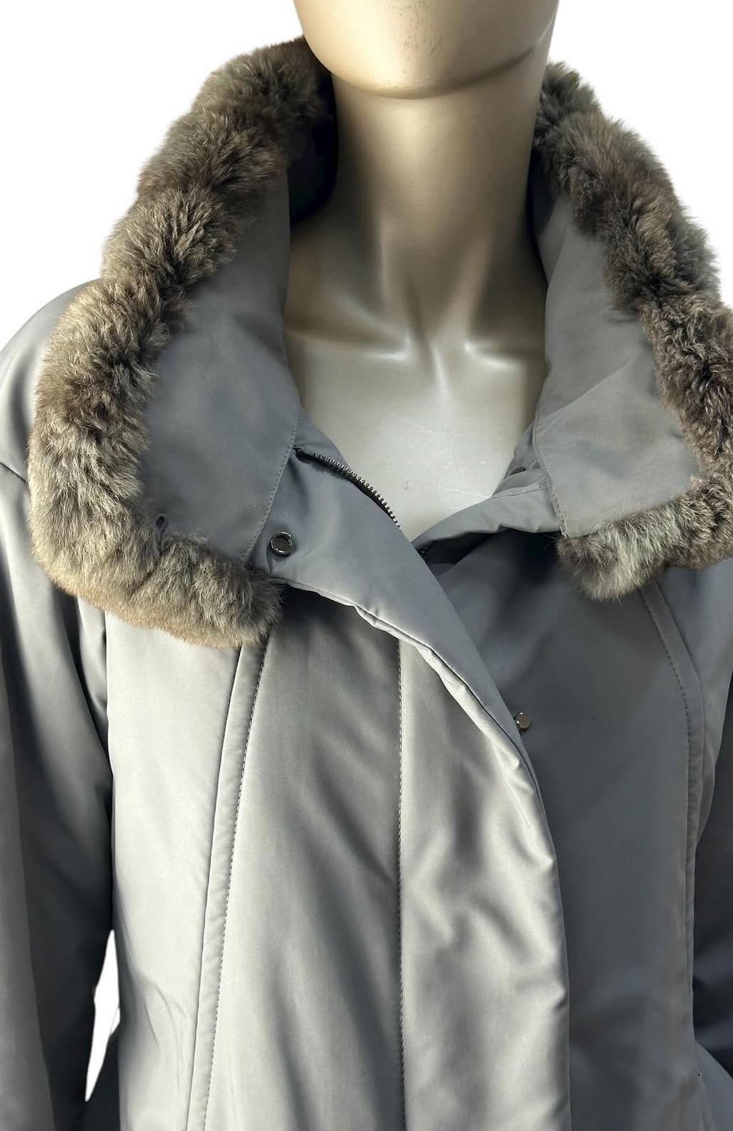 Loro Piana giacca grigia Coates Sz.42/S in vendita 14