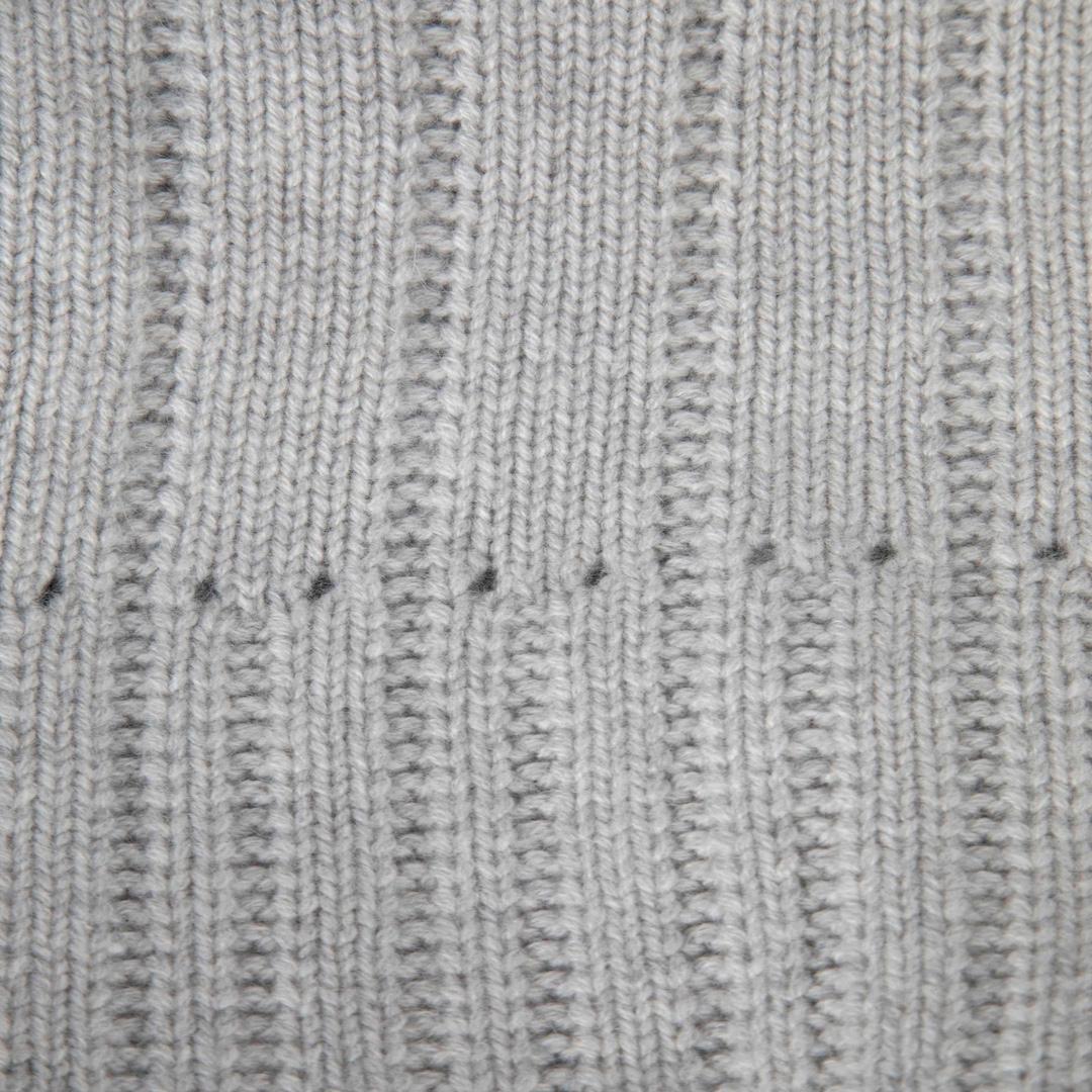 Women's Loro Piana Grey Knitted Cashmere Jumper Size L