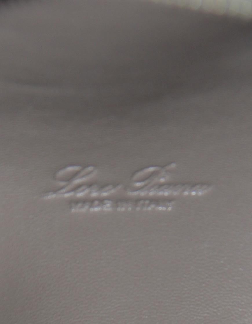 Loro Piana Grey Leather Extra Pocket L23.5 Backpack Bag 3