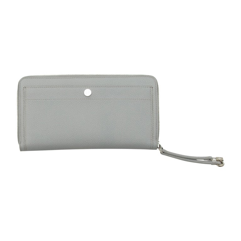 Loro Piana Grey Leather Wallet at 1stDibs loro piana wallet
