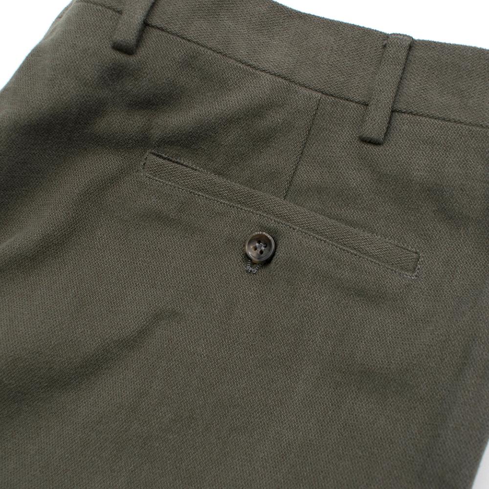 Loro Piana Grey Men's Tailored Trousers SIZE 52 In Excellent Condition In London, GB