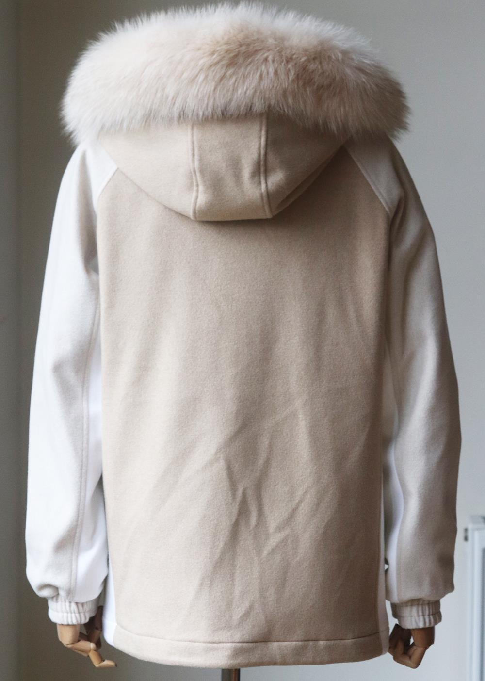 cashmere coats with fur trim