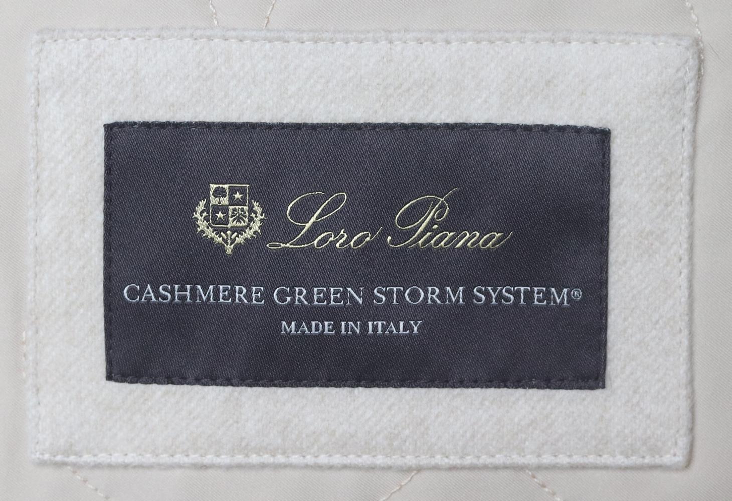 Gray Loro Piana Hooded Fox Fur Trimmed Cashmere Jacket